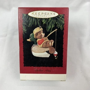 Hallmark Keepsake Christmas Ornament Bobbin' Along 1995 Duck Beaver - Picture 1 of 7