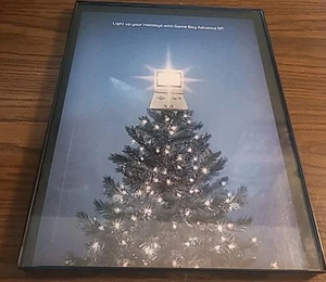 Game Boy Advance SP Christmas Tree Print Ad 2004 Framed 8.5X11 Wall Art Promo - Picture 1 of 1