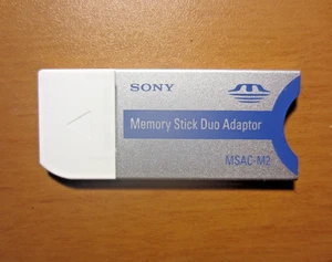 Sony Memory Stick Duo Adapter MSAC-M2 memory card adapter - Picture 1 of 4