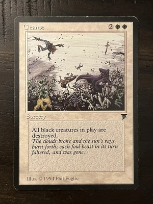 Cleanse - HP - English Legends MTG Magic The Gathering 1994 - Image 1 of 4