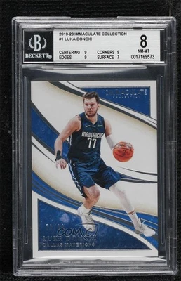 2019-20 Panini Immaculate /99 Luka Doncic #1 BGS 8 - Image 1 of 2