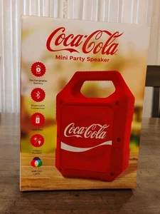 Coca Cola Mini Party Bluetooth Speaker - Indoor/Outdoor Rechargeable USB - Picture 1 of 3