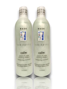RUSK Sensories Calm Nourishing Shampoo Guarana&Ginger  13 oz LOT OF 2 - Picture 1 of 1