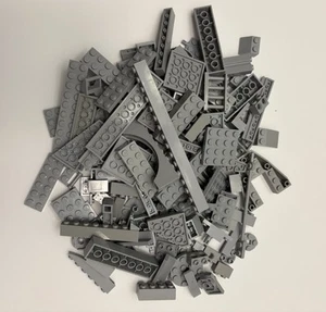 LEGO Light Gray Mixed Sizes Building Blocks 8oz 1/2 Lb Approx 120-150pcs - Picture 1 of 2