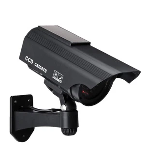 Dummy Solar Security Camera, Bullet Fake Surveillance System with Realistic R... - Picture 1 of 6
