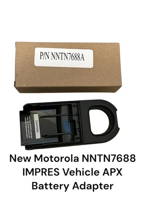 Motorola NNTN7688A Impres Vehículo APX Cargador Adaptador de Batería Nuevo Foto 1 de 3