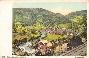 Suisse - SAINT-URSANNE (JU) Vue générale - Ed. Louis Burgy 1190 - Picture 1 of 2