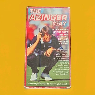 The Azinger Way (VHS 1992) Golf Paul Azinger PGA's Top 10 Earnings - Image 1 of 3