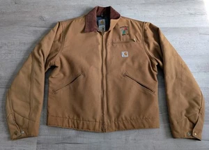Giacca Carhartt J01 Detroit vintage uomo taglia 40 coperta foderata USA Union marrone LEGGI - Foto 1 di 14