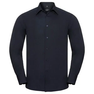 Russell Collection Camisa Formal de Polialgodón de Manga Larga para (RW9304) - Imagen 1 de 1