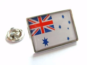 NAVAL ENSIGN OF AUSTRALIA FLAG LAPEL PIN BADGE GIFT - Picture 1 of 1
