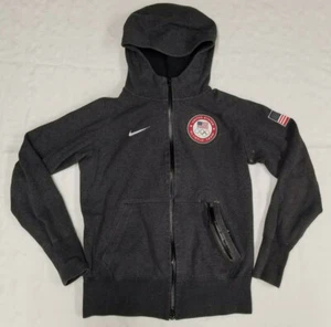 Felpa con cappuccio full zip USA Olympic Team 2012 donna taglia S grigia A77 - Foto 1 di 12