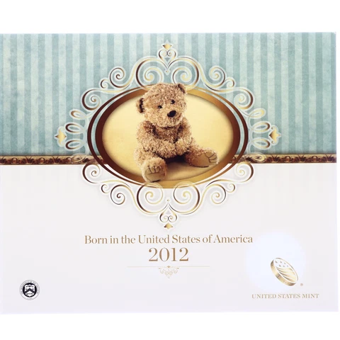 2012 Born in the USA Birth Year Proof Set 5 Coins Original US Mint OGP & COA Cover