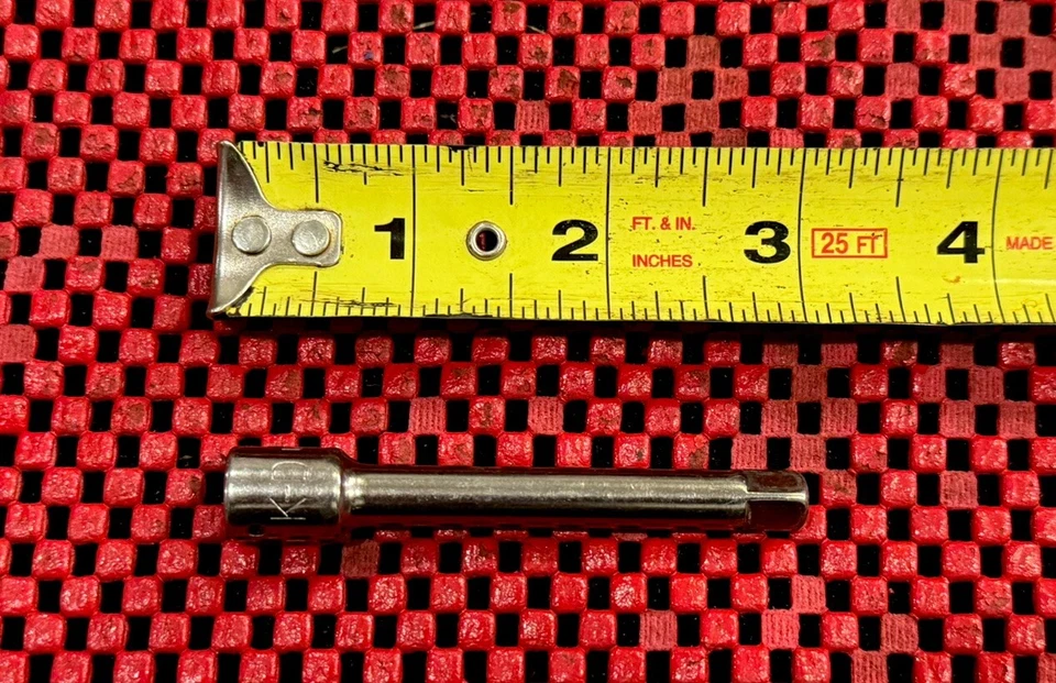 K-D TOOLS 711203 1/4" DRIVE 3” SOCKET EXTENSION MADE IN USA N2 - Image 1 of 3