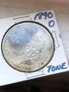 1890-O Morgan Dollar - Toned - Picture 1 of 2