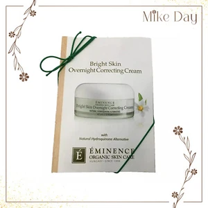 Eminence Bright Skin Overnight Correcting Cream 3ml SAMPLE Set of 6 - Picture 1 of 1