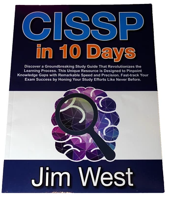 CISSP in 10 Days Study Guide Certified Information Systems Security Professional - Image 1 of 4