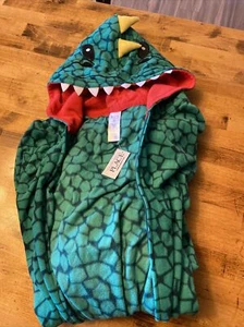 kids - fleece hooded jammies - Picture 1 of 3