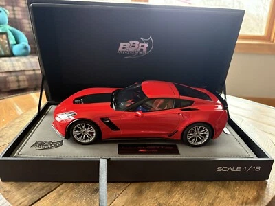 Chevrolet Corvette C7 (rojo antorcha) edición limitada # (054/150) BBR fundido a presión 1:18 Foto 1 de 4