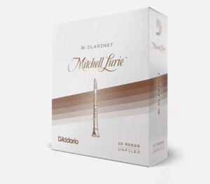 10-Pack Mitchell Lurie Bb Clarinet Reed - 3.0 Unfiled Rico D'Addario - Picture 1 of 17