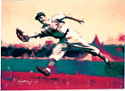 Stan Musial 2017 Authentic Artist Signed Limited Edition Print Card 26 Of 50