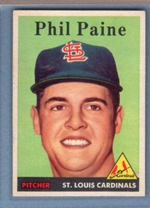 1958 Topps #442 Phil Paine  EX  GO387