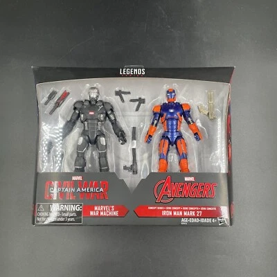 💥 WAR MACHINE & IRON MAN MARK 27 💥Marvel Legends Target Exclusive Civil War   - Image 1 of 4