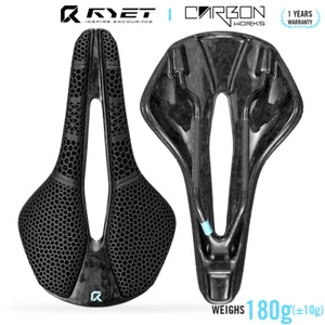 Carbon 3D-printed Bike Saddle High Density Foams 7x9mm Road MTB Gravel Saddle - Picture 1 of 26