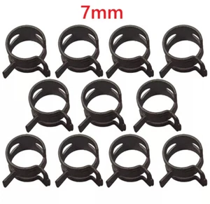 20x Benzinschlauch Klemme Schelle 7 mm Universal Roller Motorrad Gokart uvm. - Bild 1 von 5