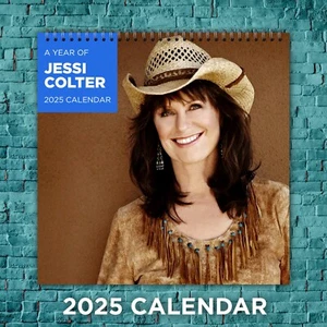Jessi Colter 2025 Country Music Legends Calendar, 12-Month Singer Wall Calendar - Picture 1 of 4