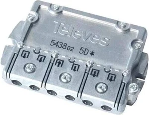 DERIVATORE EASYF 6VIE 2400MHZ 11/14DB CON PASSAGGIO BY PASS 3pz - Imagen 1 de 1