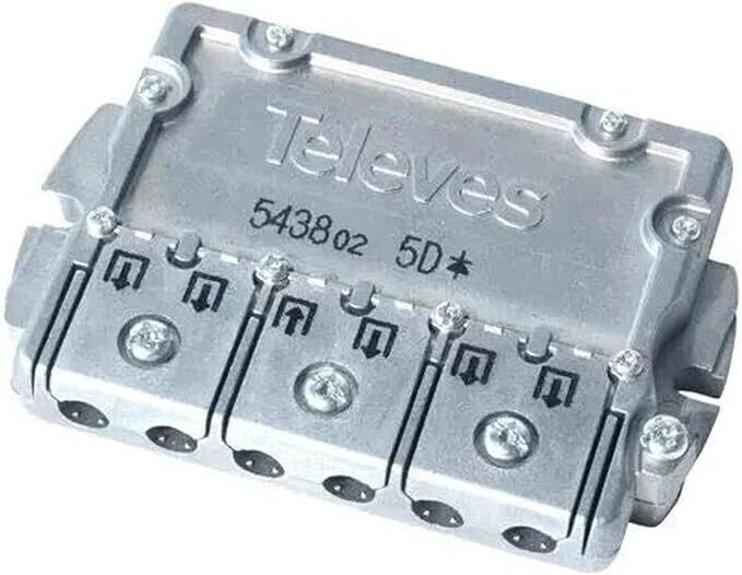 DERIVATORE EASYF 6VIE 2400MHZ 11/14DB CON PASSAGGIO BY PASS 3pz - Immagine 1 di 1