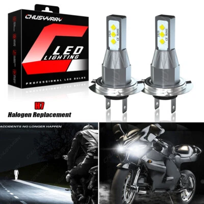 Farol de LED H7 lâmpada para Honda CBR600F4i 2001 2002 2003-2006 lâmpadas - Imagem 1 de 4
