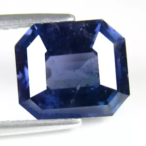 4.31 Ct_ VIOLETISH BLUE GIT CERTIFIED NATURAL SPINEL OCTAGON CUT LOOSE GEMSTONES - Picture 1 of 15