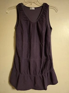 AUTHENTIC Brunello Cucinelli Wool Silk Blend Top S Designer Purple Blouse Shirt - Picture 1 of 11