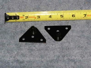 2ea Heavy Duty Side Mount Flat Bracket Gas Spring Strut Shock Support 10mm Ball - Bild 1 von 5