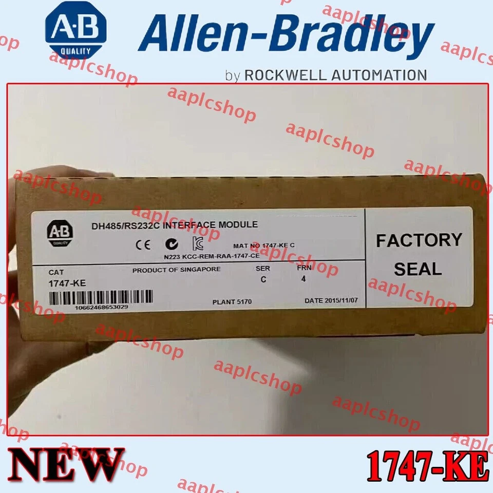 New Factory Sealed AB 1747-KE SER C SLC 500 DH-485 RS-232C Interface Module - Image 1 of 4