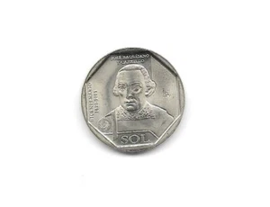PERU COIN 2022 , BICENTENARY , JOSE BAQUIJANO Y CARRILLO , UNC - Picture 1 of 2