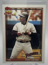 1991 Topps Tony Gwynn Baseball Card #180 Nm-Mint FREE SHIPPING