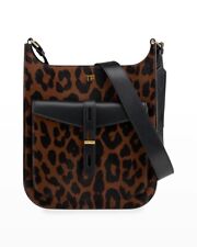 Sold Out! TOM FORD T-Twist Medium Leopard-Print Crossbody Bag Leopard $3190