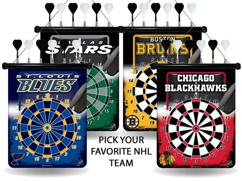 NHL Teams - Officially Licensed Magnetic Dart Board Cover