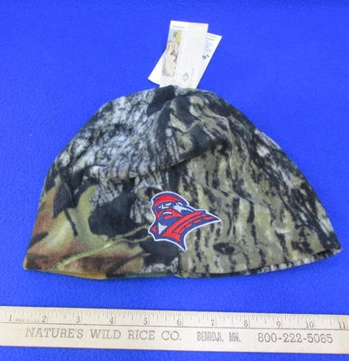 Mossy Oak Camouflage Beanie Hat Fleece Cameo Camo Lumberjack Patch Embroidered - Image 1 of 3