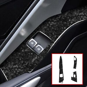 3Pcs Carbon Fiber Fensterheber Schalter Knopfleiste Für Chevrolet Corvette C7