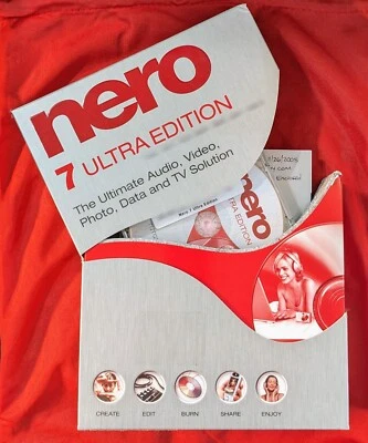 Nero 7 Ultra Edition, Serial Number Key, Installation & Tutorials Discs, CD DVD - Image 1 of 4
