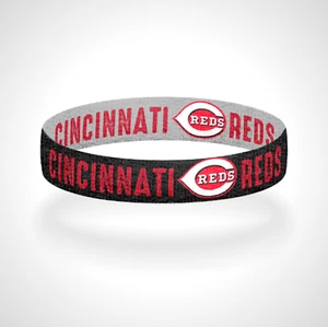 Reversible MLB Teams Bracelet Elastic Stretch Bracelet MLB Wristband - Picture 1 of 32