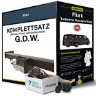 Für FIAT Talento Kasten/Bus Typ 296 Anhängerkupplung starr +eSatz 13pol 16- Kit