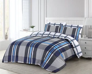 Lujo Impreso Edredón Cubierta Edredón 100% Egipcio Edredón Ropa de cama Doble Rey - Imagen 1 de 11