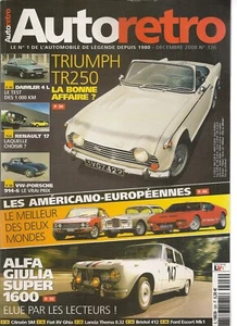 AUTO RETRO 326 TRIUMPH TR250 FIAT 8V GHIA SUPERSONIC 53 RENAULT 17 PORSCHE 914/6 - Bild 1 von 2