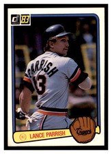 1983 Donruss #407 LANCE PARRISH Detroit Tigers ~C4L