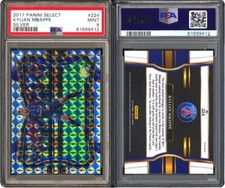 2017 Panini Select Kylian Mbappe Silver Field Level Rookie Prizm #224 PSA 9 RC